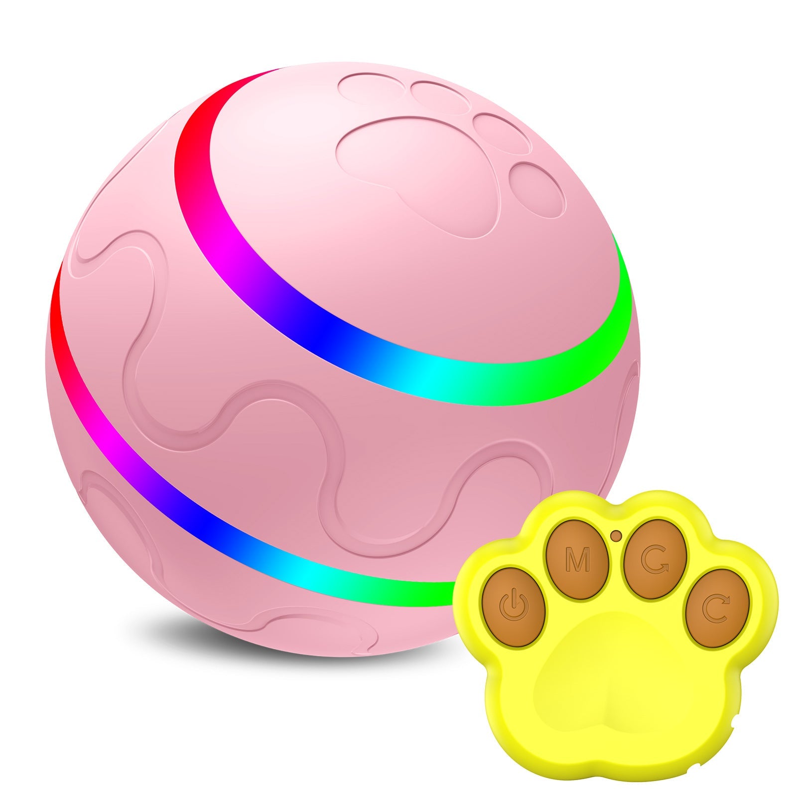 Self-Rotating Cat Ball Toy - Spinning Teaser for Kittens and Cats