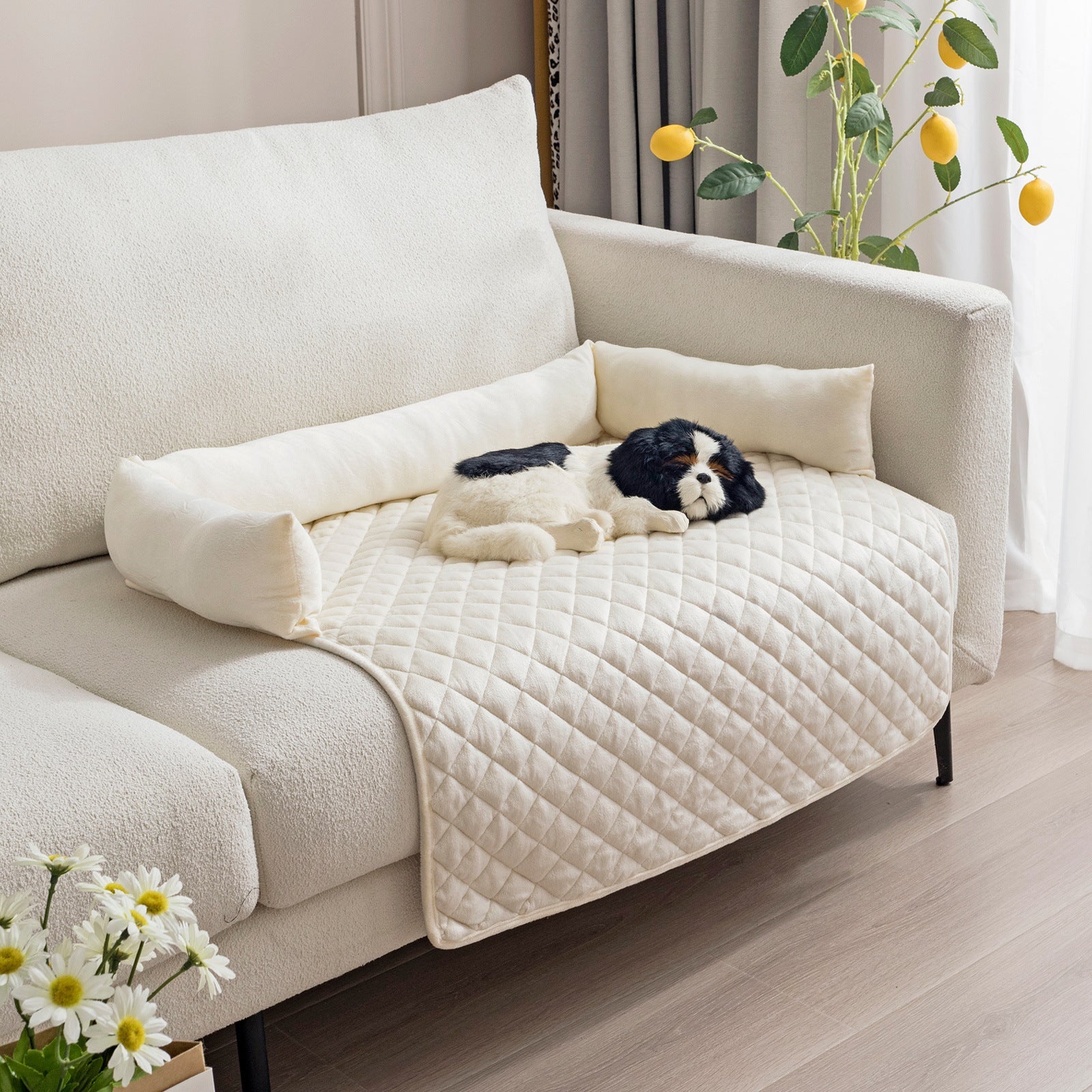 Large Dog Sofa Bed Cushion - Supportive Lounger for Big Breeds