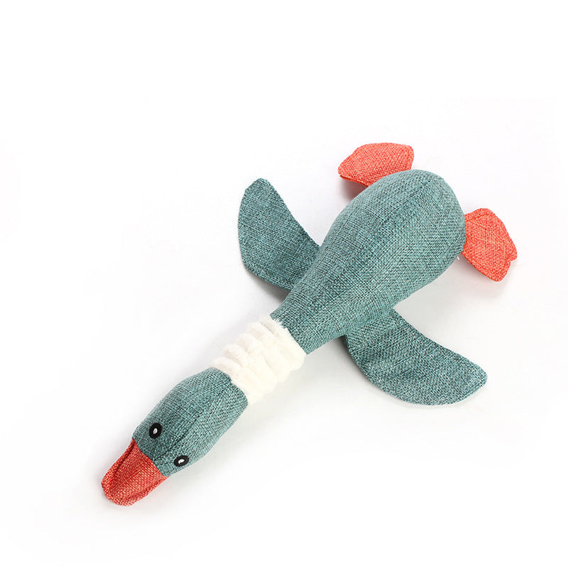 Plush Squeaky Dog Puzzle Toy - Hide and Seek Enrichment Toy