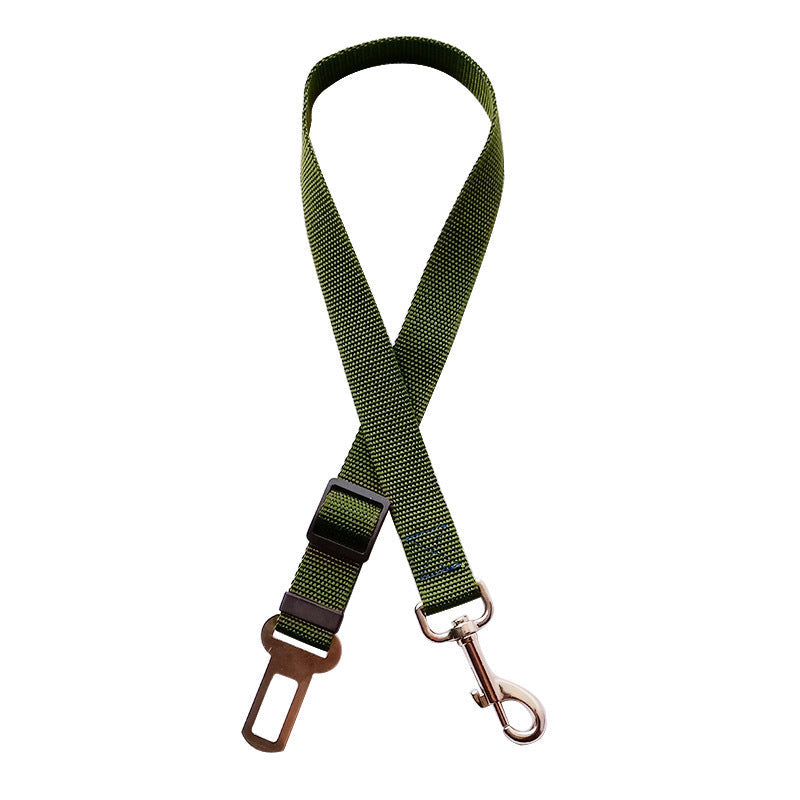 Pet Car Seat Belt Clip - Adjustable Harness Tether for Dogs