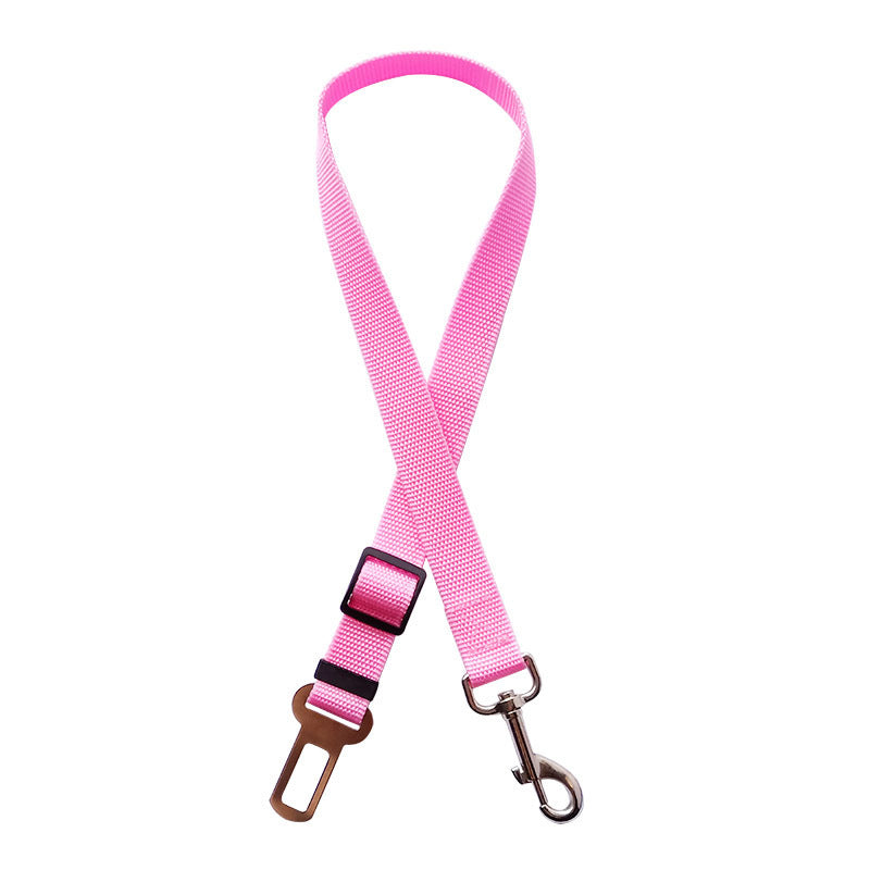 Pet Car Seat Belt Clip - Adjustable Harness Tether for Dogs