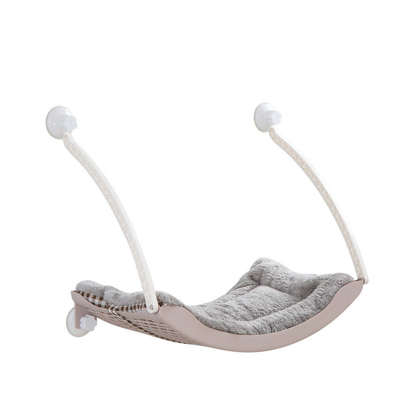 Window Cat Hammock Perch - Suction Mounted Sunbathing Bed