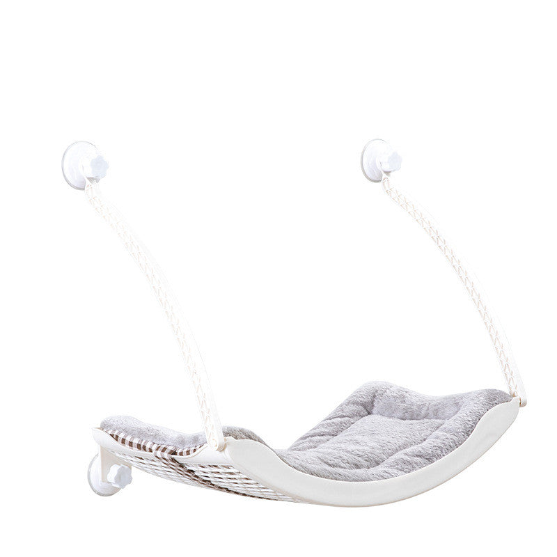 Window Cat Hammock Perch - Suction Mounted Sunbathing Bed
