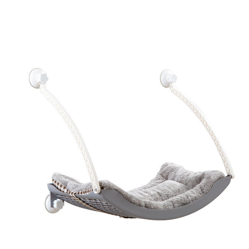 Window Cat Hammock Perch - Suction Mounted Sunbathing Bed