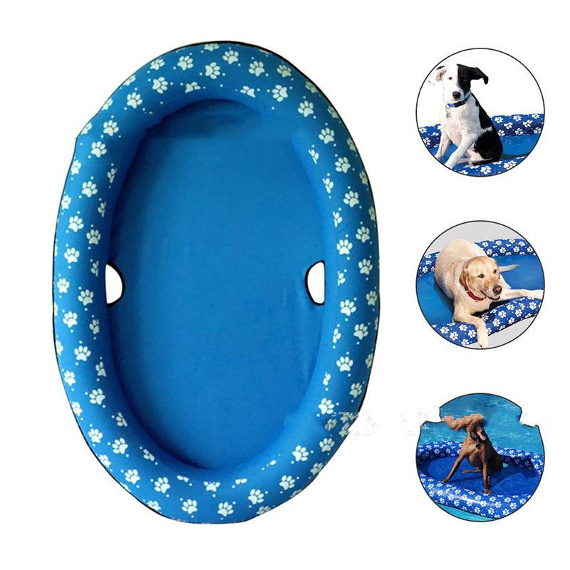 Inflatable Dog Pool Float - Summer Water Lounger for Dogs