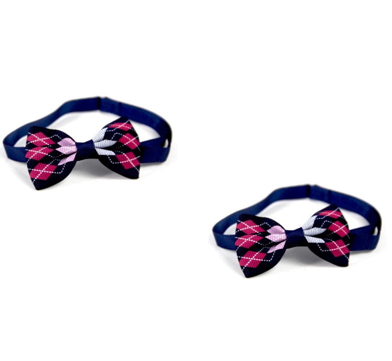 Plaid Pet Bandana - Adjustable Scarf Tie for Dogs and Cats