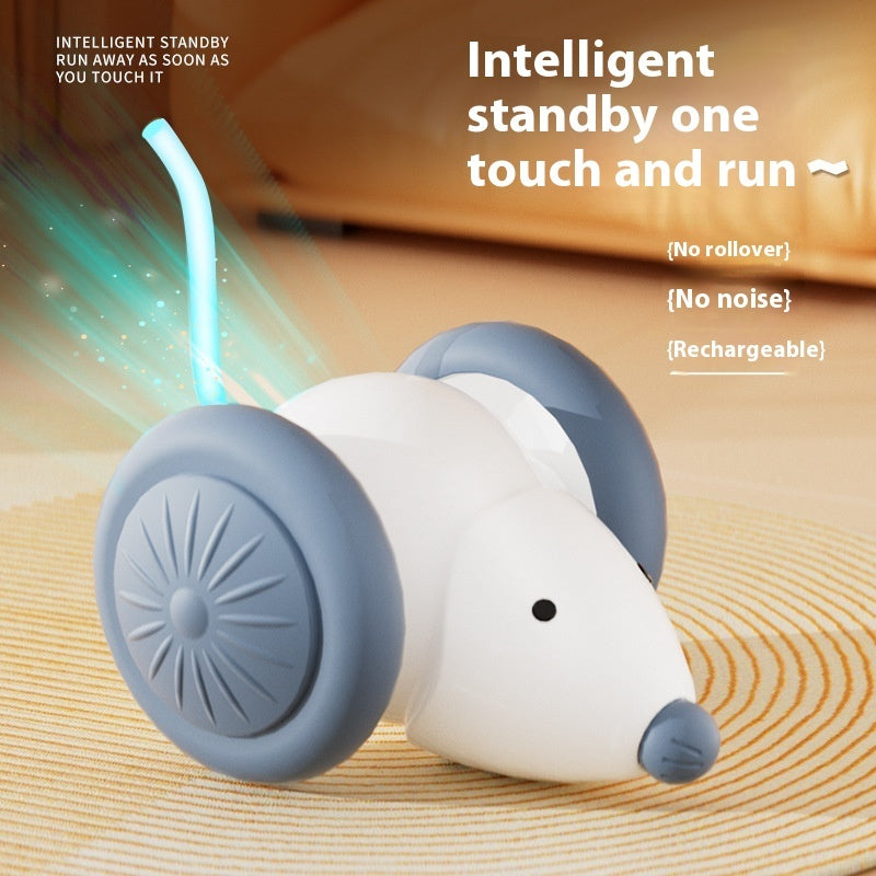 Electric Mouse Car Cat Toy - Fast Moving Chase Toy for Kittens
