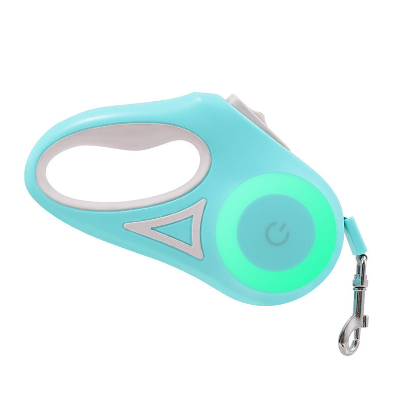 Retractable Dog Leash with LED Light - Extendable Lead for Dark Walks