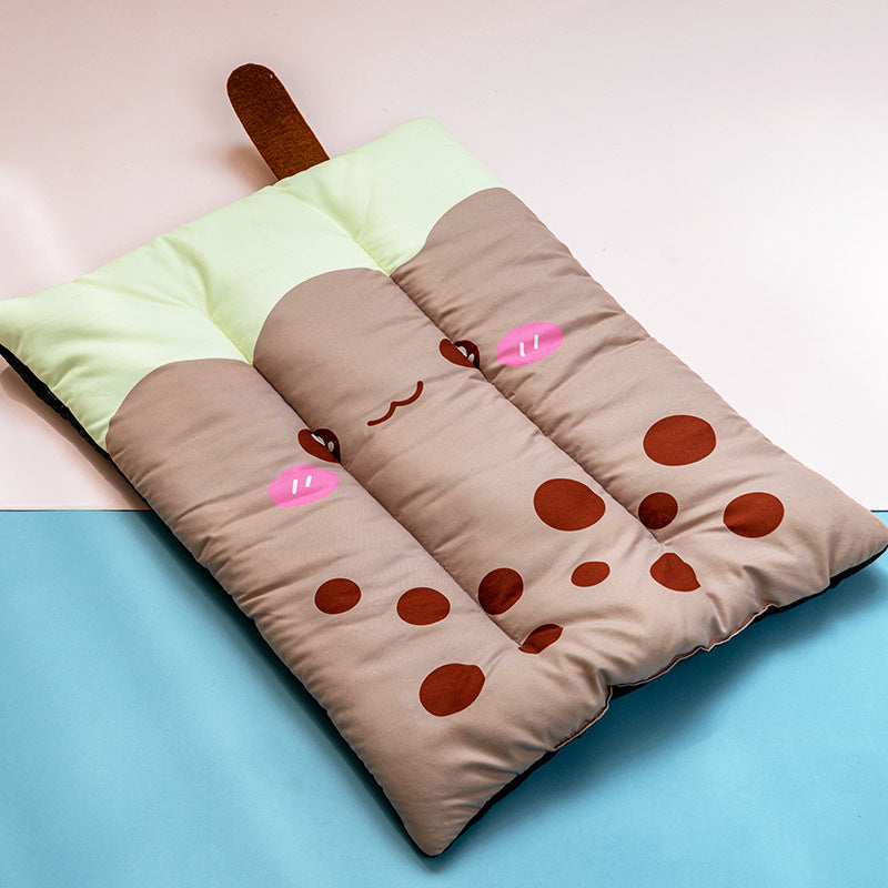 Ice Silk Cooling Mat - Summer Sleeping Pad for Dogs and Cats