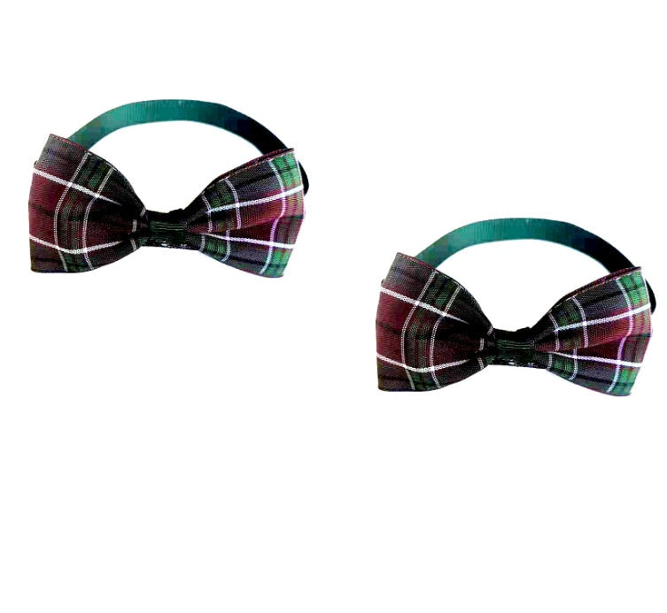 Plaid Pet Bandana - Adjustable Scarf Tie for Dogs and Cats