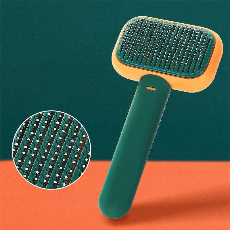 Stainless Steel Pet Comb - Durable Grooming Brush for Cats and Dogs