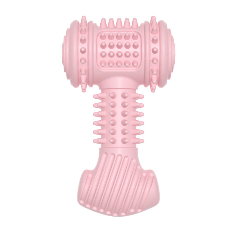 TPR Dog Dental Chew Toy - Textured Teeth Cleaning Chew