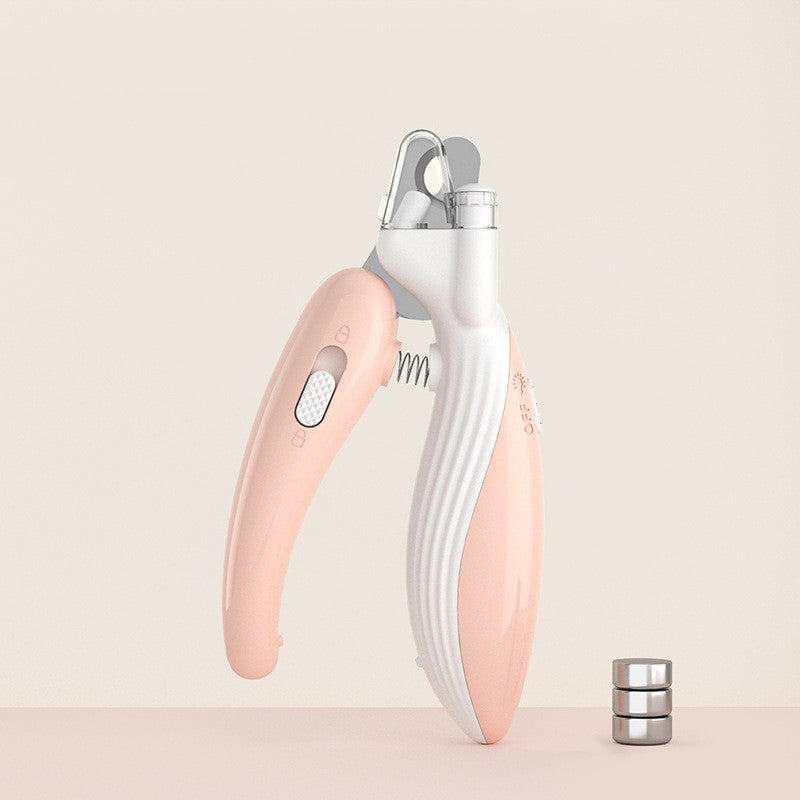 LED Pet Nail Grinder - Lit Trimmer That Shows the Quick