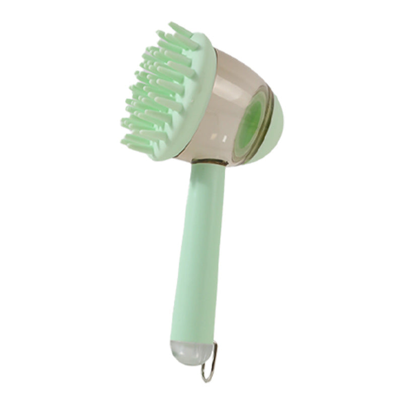 3-in-1 Pet Bath Brush - Shampoo Scrubber for Dogs and Cats
