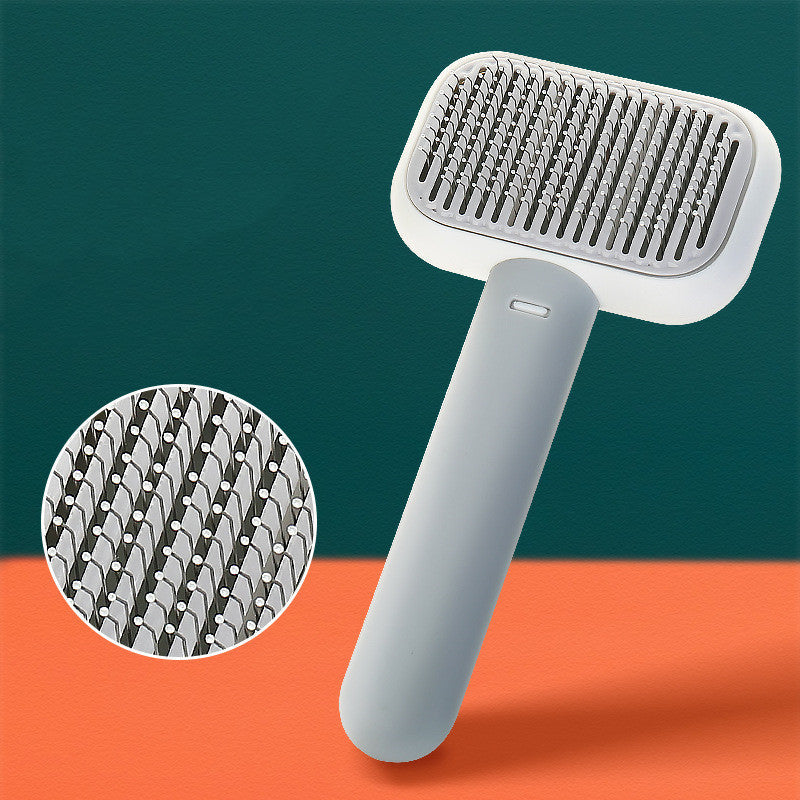 Stainless Steel Pet Comb - Durable Grooming Brush for Cats and Dogs