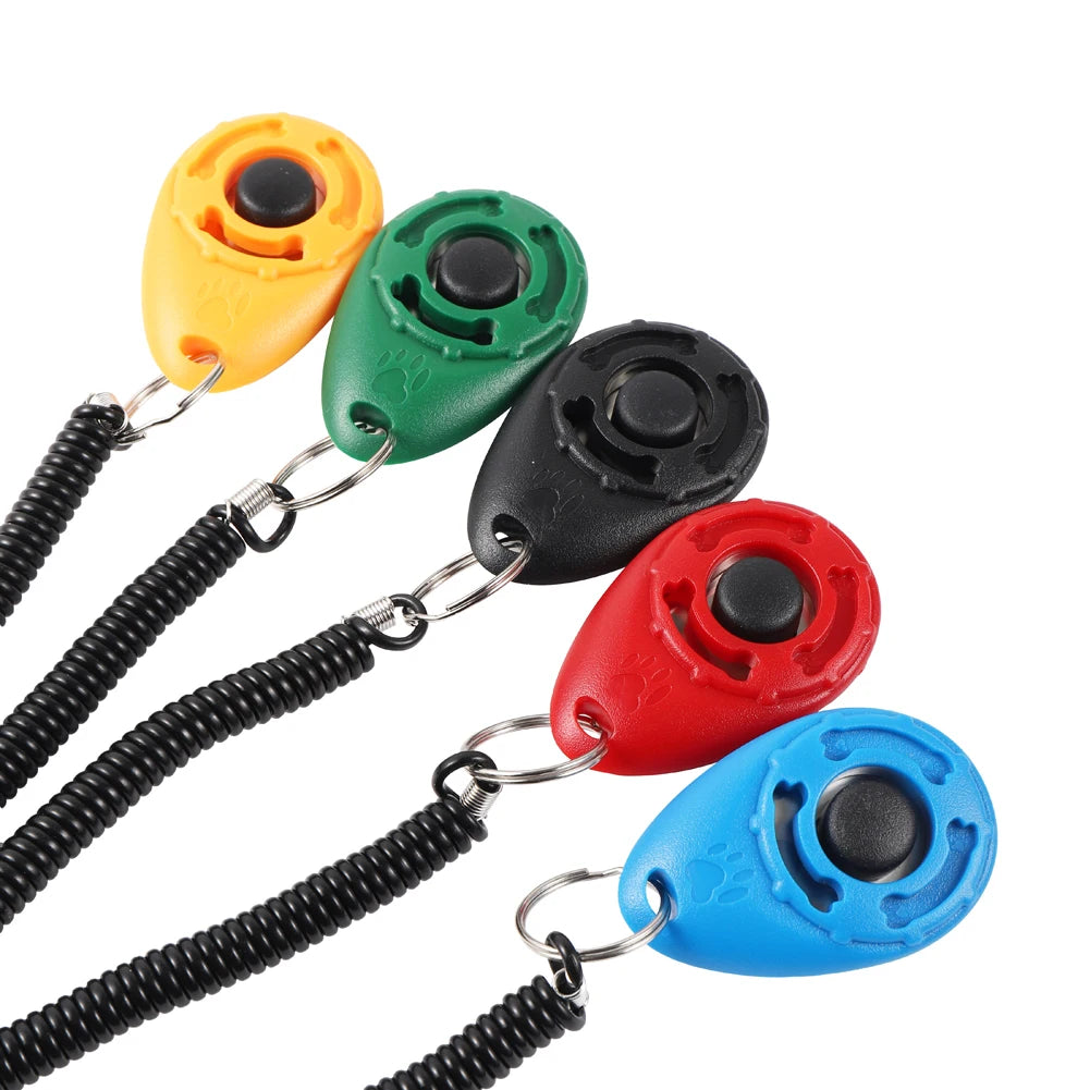 Dog Training Clicker with Wrist Strap - Puppy Obedience Trainer