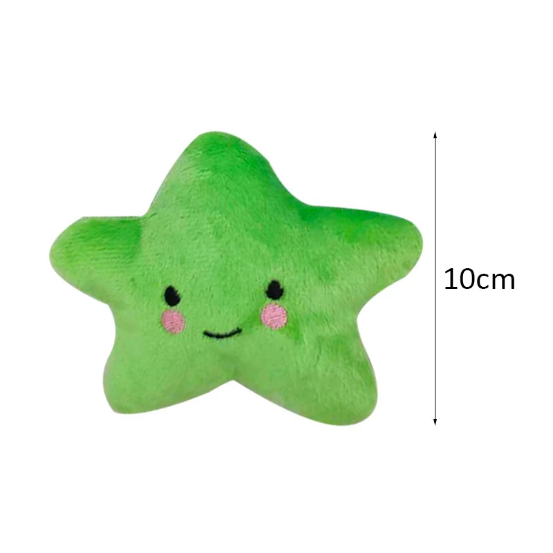 Squeaky Animal Dog Toys - Bite Resistant Plush for Small Dogs