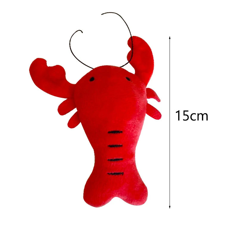 Squeaky Animal Dog Toys - Bite Resistant Plush for Small Dogs