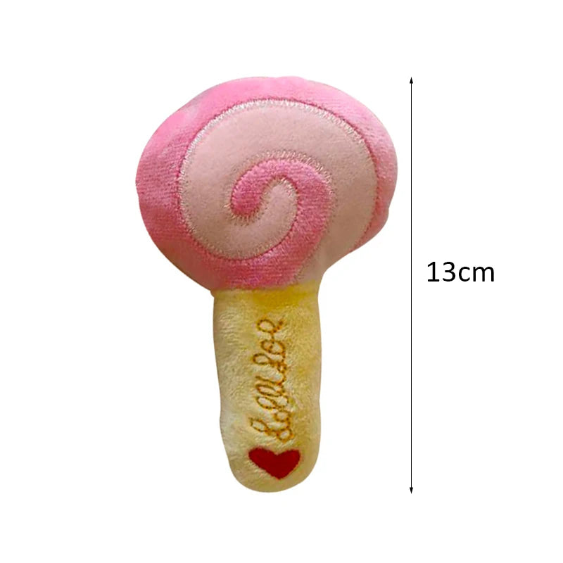 Squeaky Animal Dog Toys - Bite Resistant Plush for Small Dogs