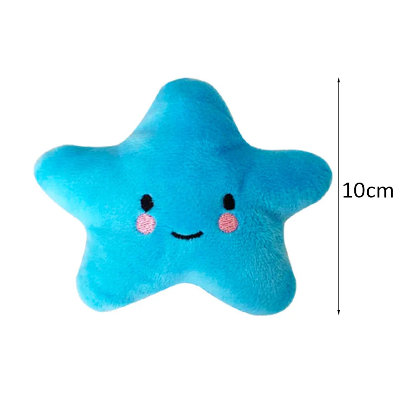 Squeaky Animal Dog Toys - Bite Resistant Plush for Small Dogs