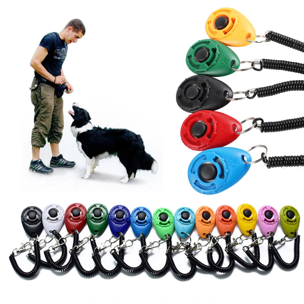 Dog Training Clicker with Wrist Strap - Puppy Obedience Trainer