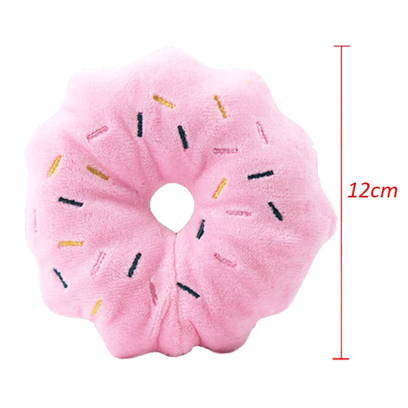 Squeaky Animal Dog Toys - Bite Resistant Plush for Small Dogs