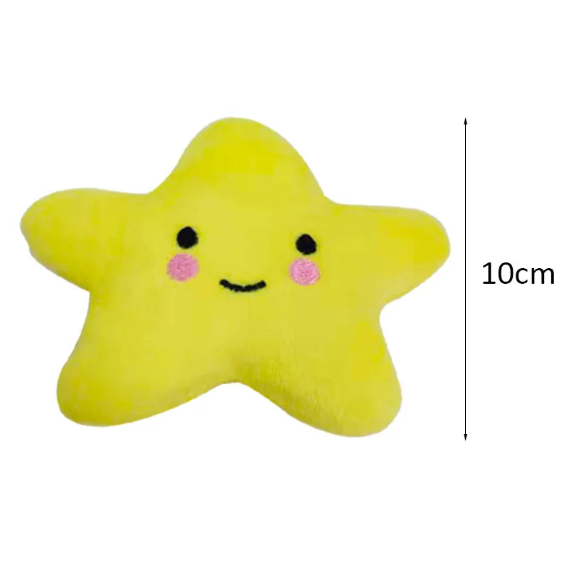 Squeaky Animal Dog Toys - Bite Resistant Plush for Small Dogs
