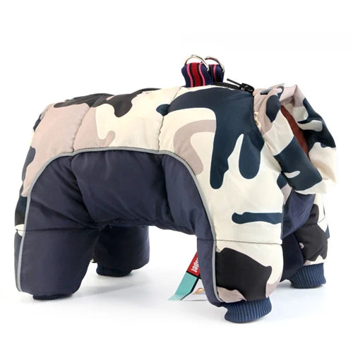 Waterproof Dog Winter Jacket - Thick Cotton Coat for French Bulldogs