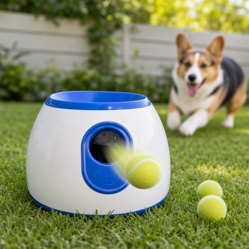 Automatic Pet Ball Dispenser lifestyle