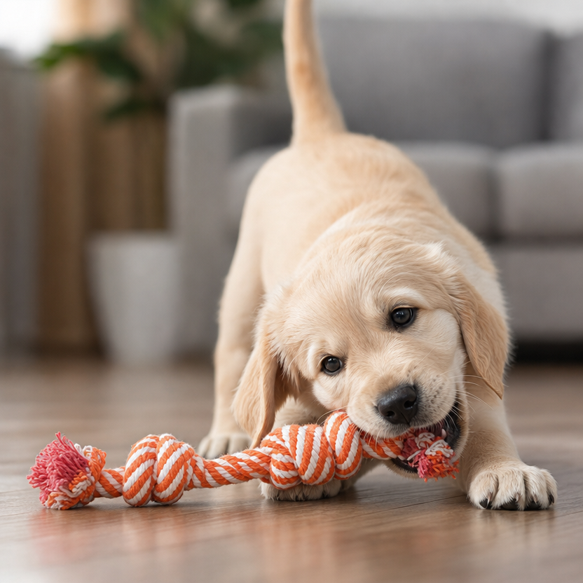 Cotton Rope Dog Toy lifestyle