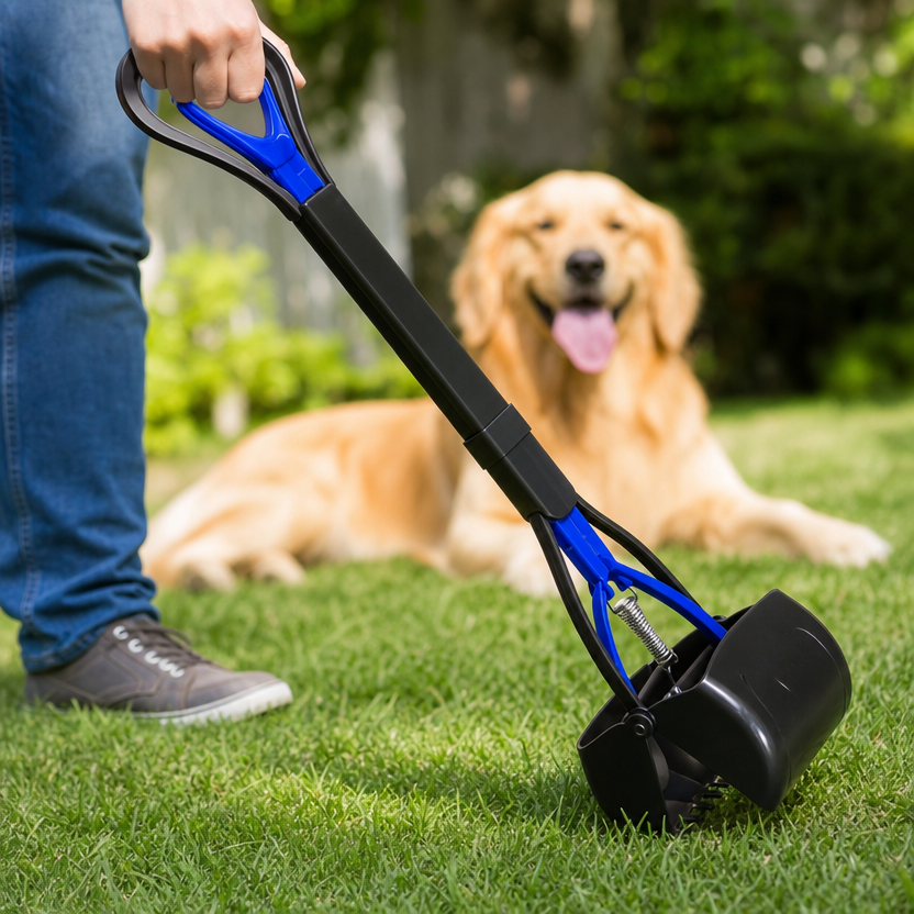 Pooper Scooper Jaw Clamp lifestyle