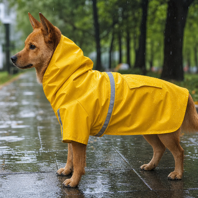 Large Dog Raincoat lifestyle