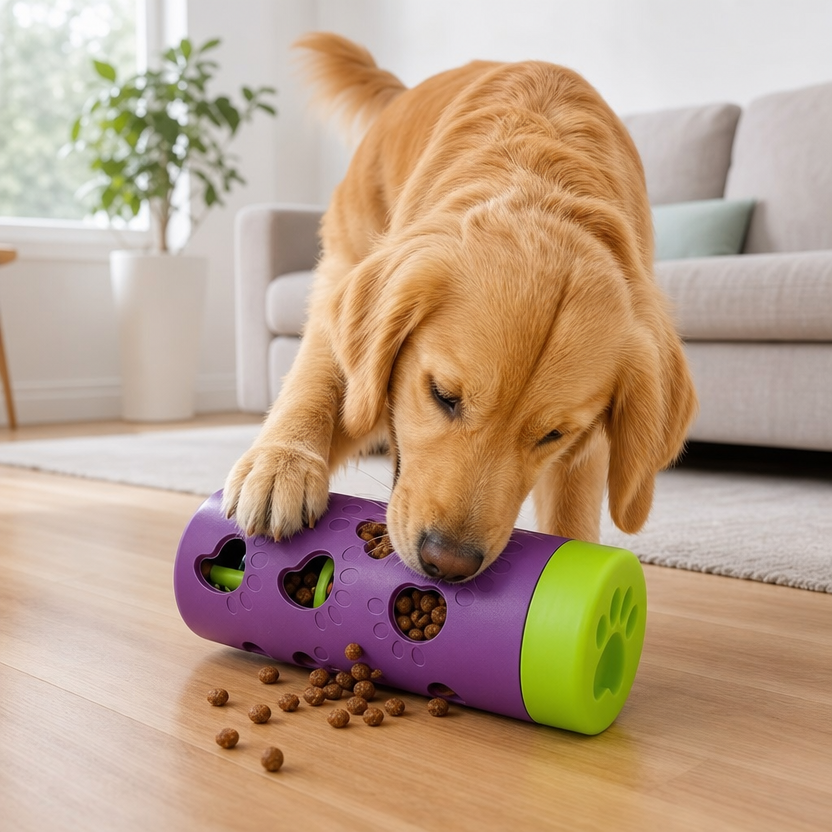 Interactive Slow Feeder Treat Dispenser lifestyle