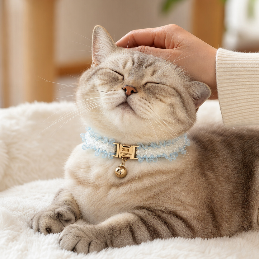 Lace Cat Collar lifestyle