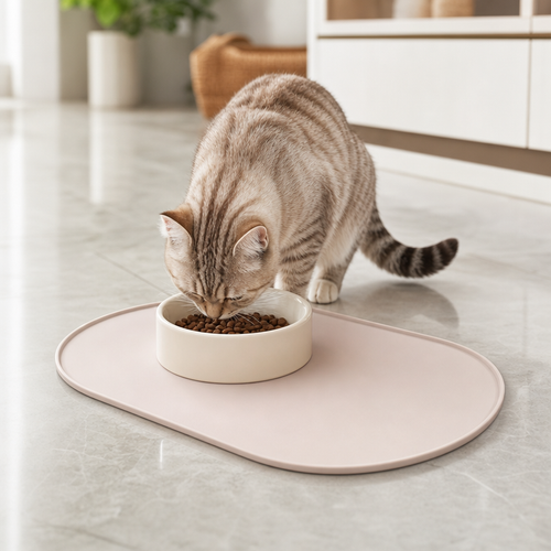 Cat Feeding Mat lifestyle