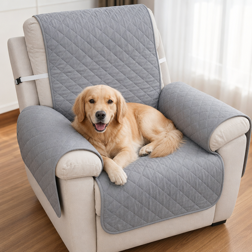 Quilted Sofa Cover lifestyle