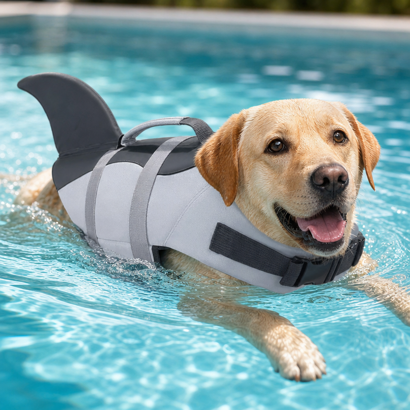 Shark Dog Life Jacket lifestyle