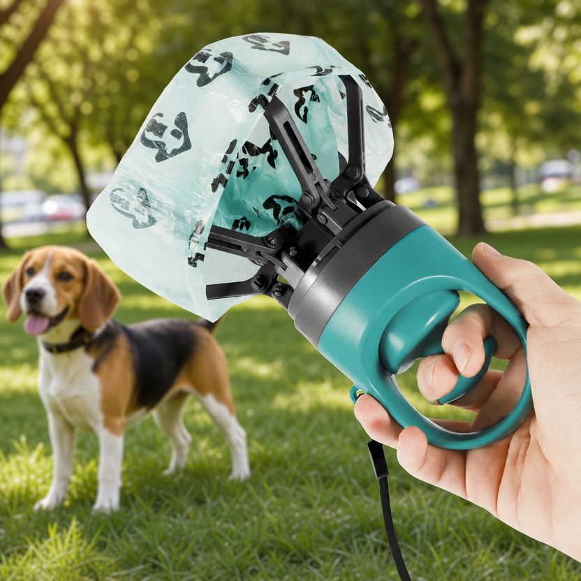 Pet Toilet Six Claw Shovel Fecal Dispenser lifestyle