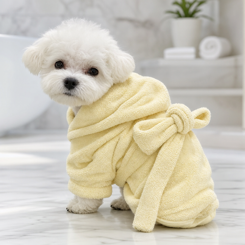 Pet Bathrobe lifestyle