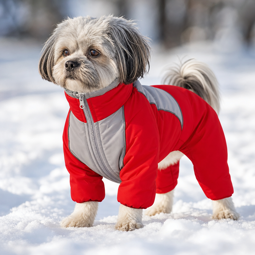 Winter Overalls for Dogs lifestyle