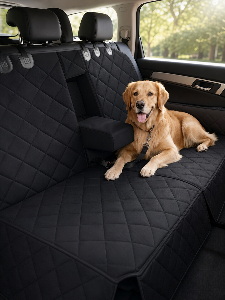 Dog Car Seat Cover with Armrest lifestyle