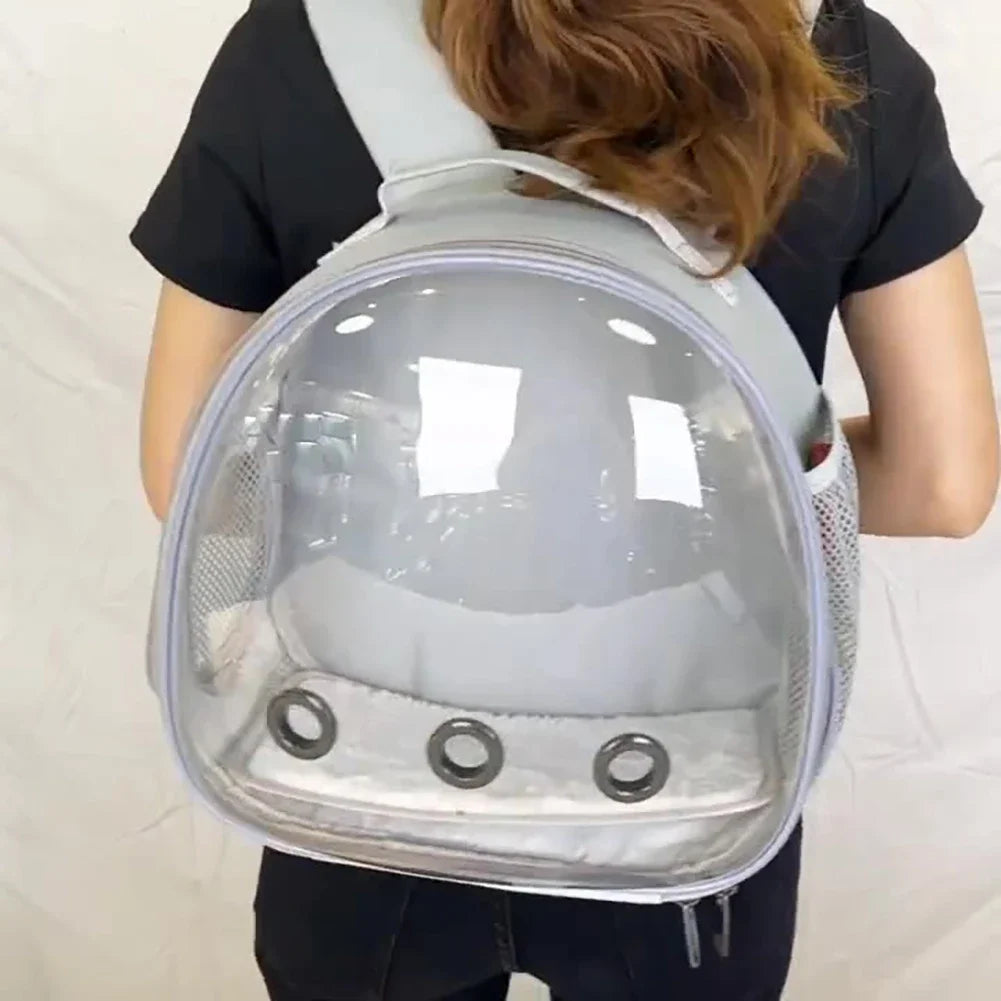 Small Animal Carrier Backpack - Travel Bag for Rabbits and Guinea Pigs