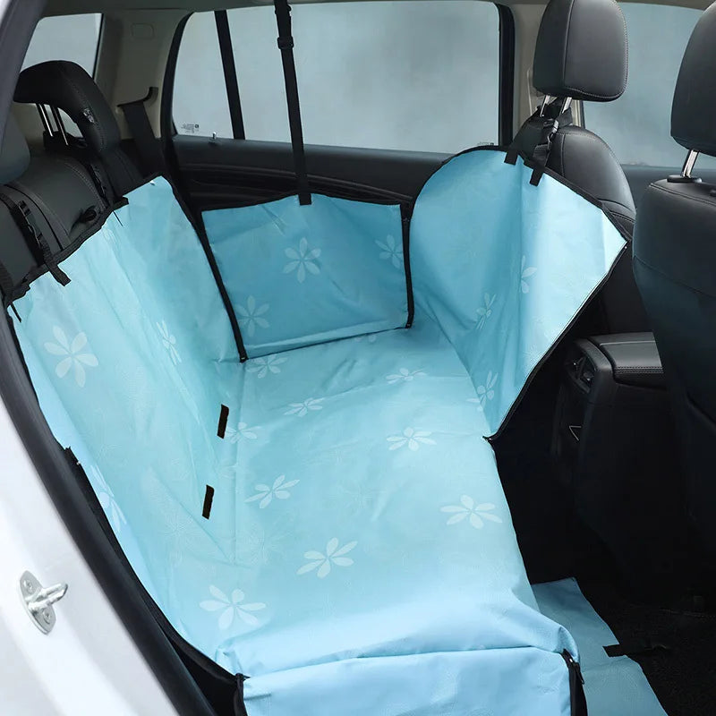 Dog Car Hammock - Waterproof Rear Seat Cover for Medium and Large Dogs