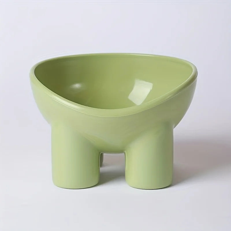 Elevated Cat Bowl with Stand - Neck-Friendly Raised Feeding Dish