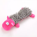 Squeaky Fleece Dog Toy - Soft Indoor Chew for Puppies and Kittens