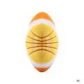 Fruit Plush Dog Toys - Cartoon Squeaky Chews for Dogs and Cats