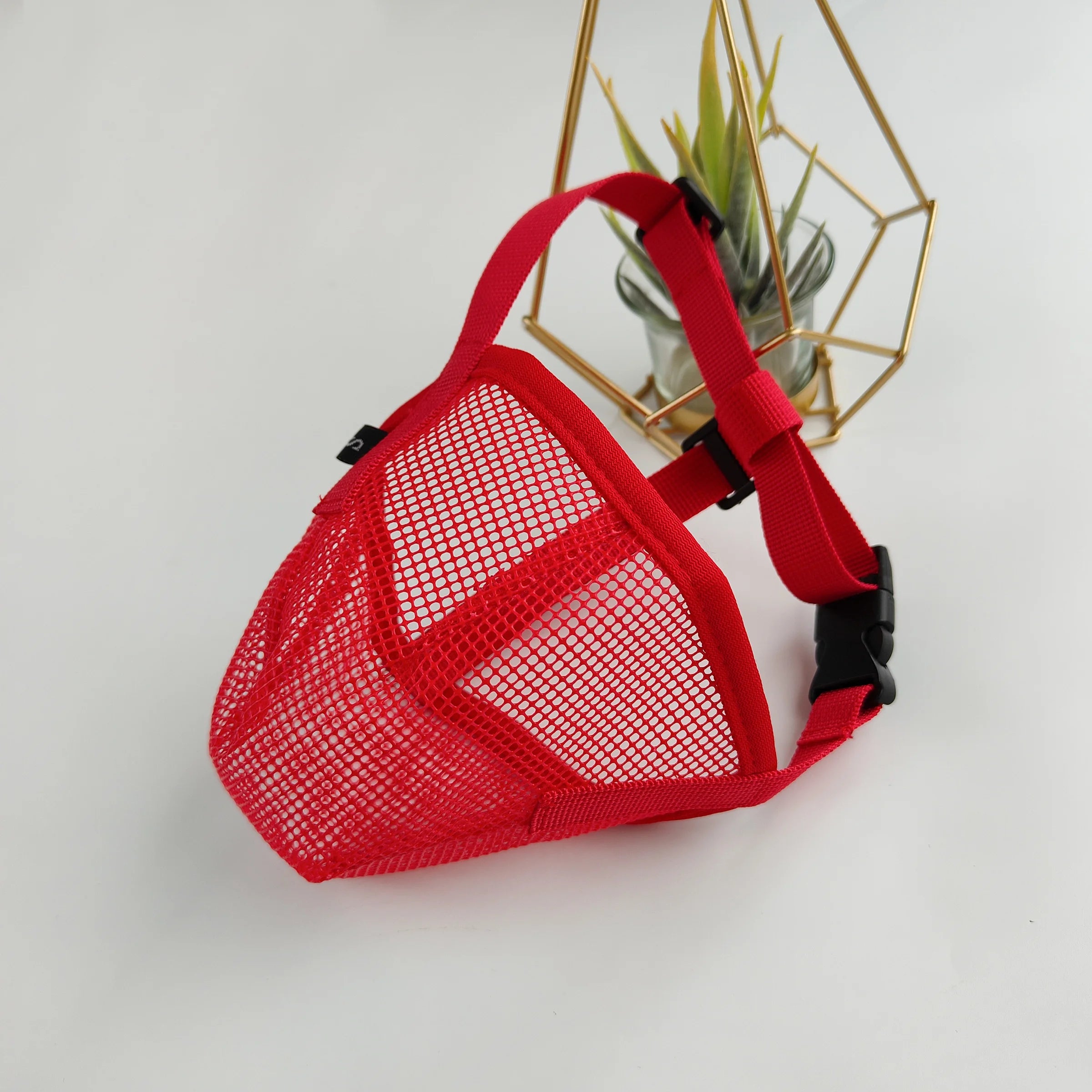 Mesh Dog Muzzle for Large Dogs - Breathable Anti-Scavenging Mask