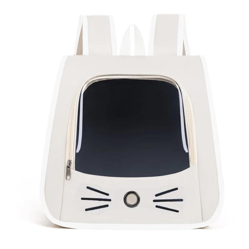 Cat Carrier Backpack - Breathable Portable Travel Bag for Small Pets