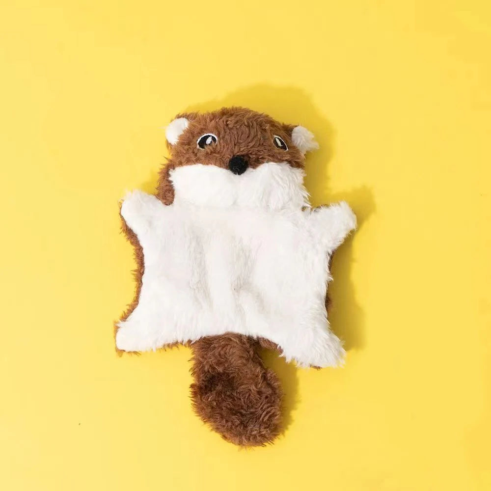 Flying Squirrel Cat Toy - Small Squeaky Interactive Kitten Toy