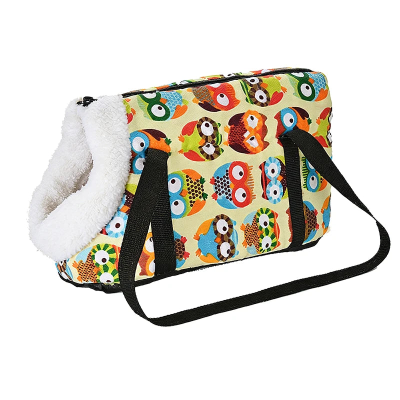 Soft Pet Sling Carrier - Cosy Travel Bag for Chihuahuas and Pugs